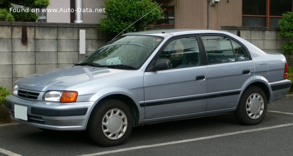 Full specifications and technical details 1994 Toyota Corsa (L50) 1.5 d (67 Hp)