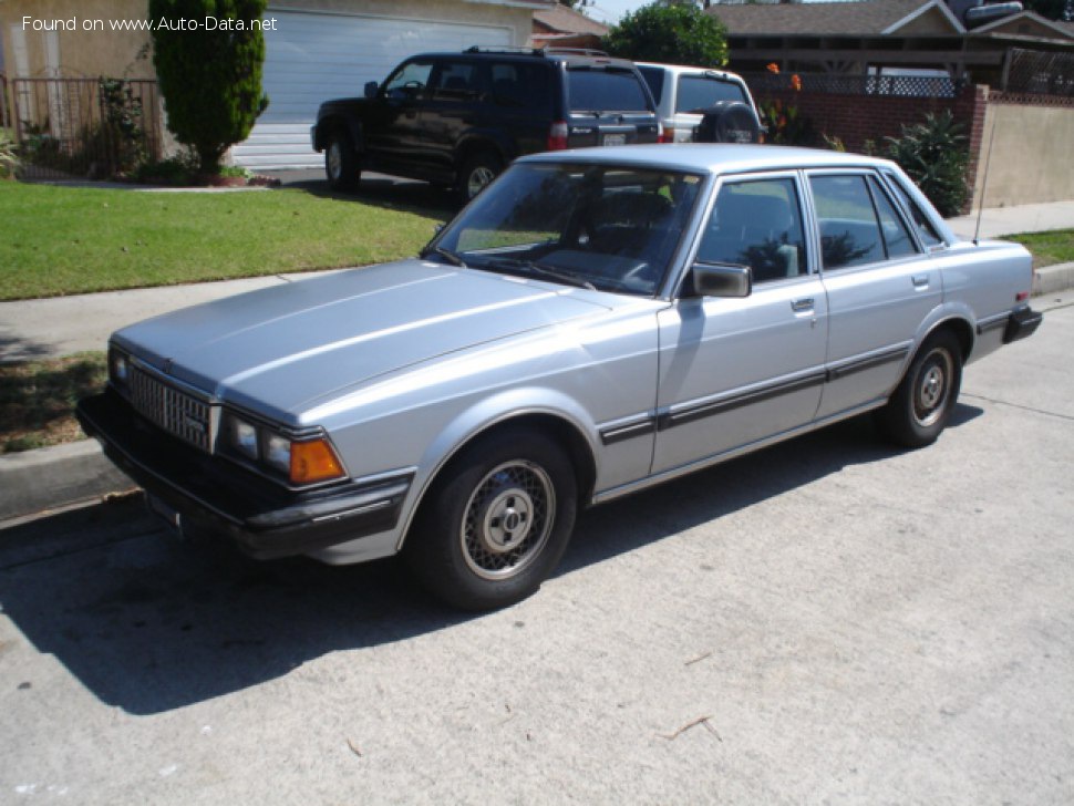 Full specifications and technical details 1980 Toyota Cressida (X6) 2.2 D (LX60) (67 Hp)