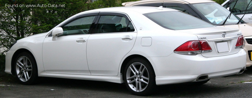 المواصفات والتفاصيل التقنية الكاملة 2010 Toyota Crown XIII Athlete (S200, facelift 2010) 3.5 V6 24V (315 Hp) Automatic