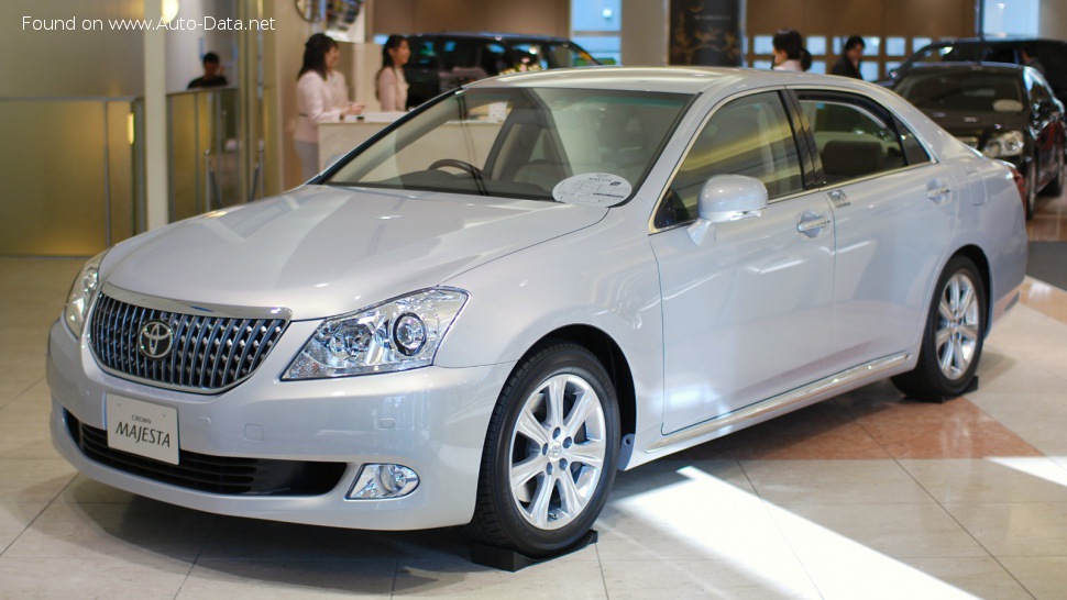 المواصفات والتفاصيل التقنية الكاملة 2009 Toyota Crown Majesta V (S200) 4.3 i-Four V8 32V (280 Hp) 4x4 Automatic