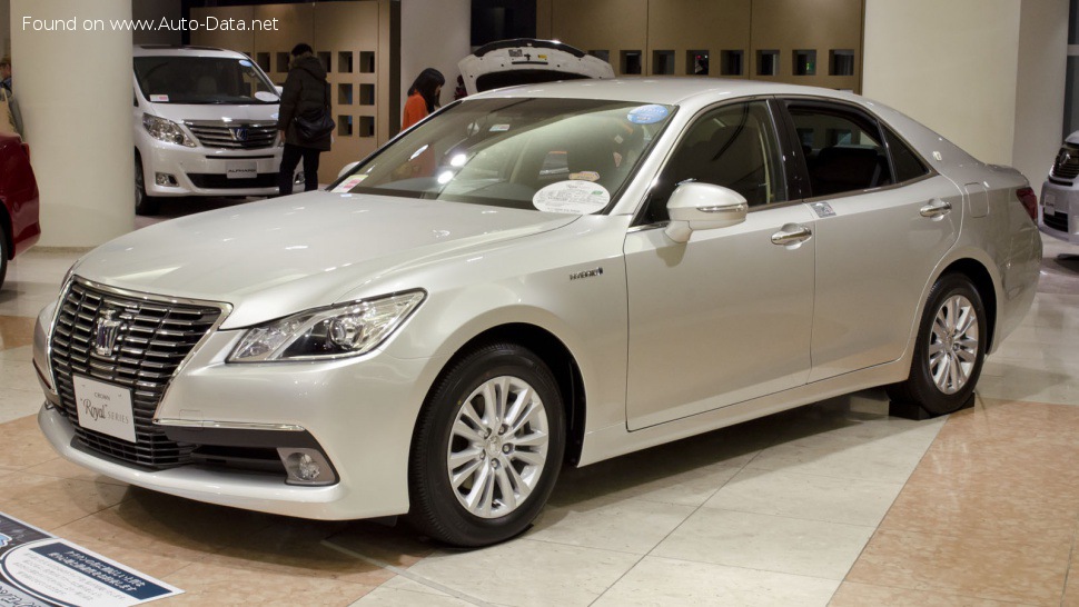 المواصفات والتفاصيل التقنية الكاملة 2012 Toyota Crown XIV Royal (S210) 2.5 Four V6 24V (203 Hp) 4WD Automatic