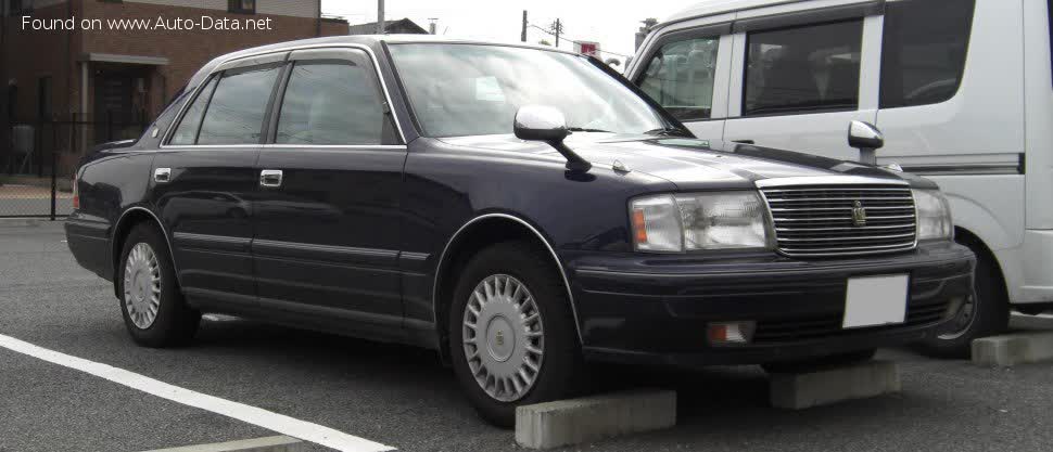 Spécifications complètes et détails techniques 1997 Toyota Crown X Saloon (S150, facelift 1997) 2.4 DT 16V (97 Hp) Automatic