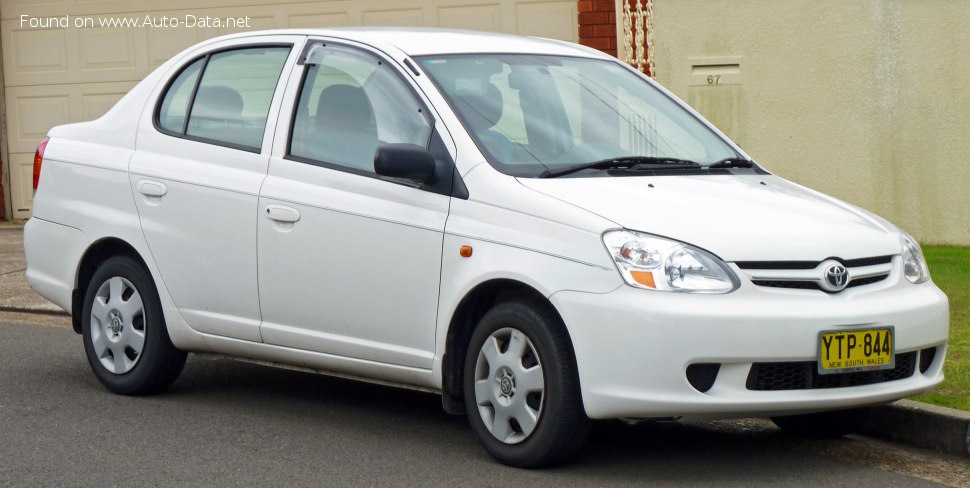 المواصفات والتفاصيل التقنية الكاملة 1999 Toyota Echo 1.5i 16V (109 Hp)