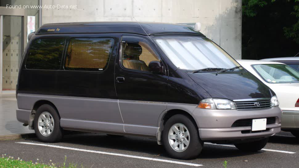 Full specifications and technical details 1995 Toyota Granvia 2.7 i (152 Hp)