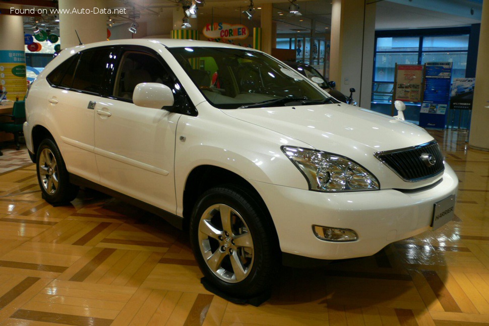 المواصفات والتفاصيل التقنية الكاملة 2003 Toyota Harrier II (XU30) 2.4 16V (160 Hp) Automatic