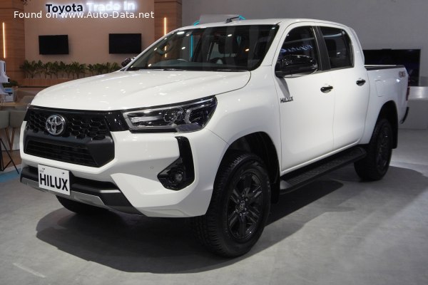 Full specifications and technical details 2024 Toyota Hilux Double Cab VIII (facelift 2024) 2.4d (150 Hp) 4x4 Automatic