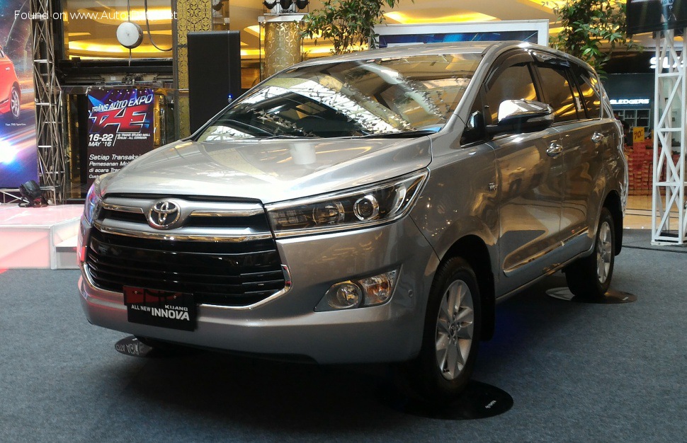 Full specifications and technical details 2015 Toyota Kijang Innova II 2.7i (166 Hp)