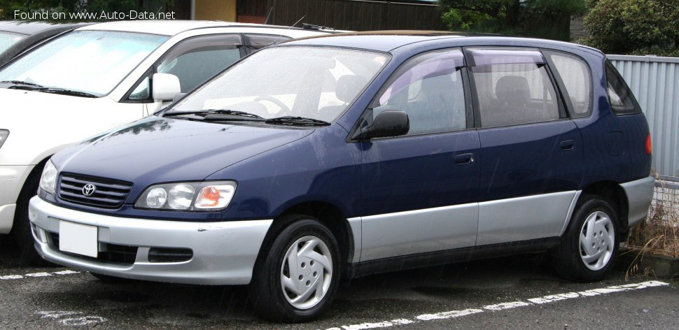 المواصفات والتفاصيل التقنية الكاملة 1995 Toyota Ipsum (XM1) 2.0 i 16V (135 Hp) 4WD