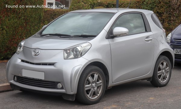 Full specifications and technical details 2008 Toyota iQ 1.0 VVT-i (68 Hp)