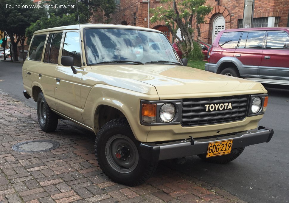 المواصفات والتفاصيل التقنية الكاملة 1988 Toyota Land Cruiser (J60) Wagon 4.0 (156 Hp) 4WD Automatic