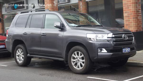 Full specifications and technical details 2015 Toyota Land Cruiser (J200, facelift 2015) VX 4.5d V8 (272 Hp) AWD Automatic