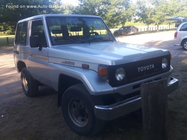 المواصفات والتفاصيل التقنية الكاملة 1989 Toyota Land Cruiser (J77) 3.5 D (PZJ77HV) (115 Hp) 4WD