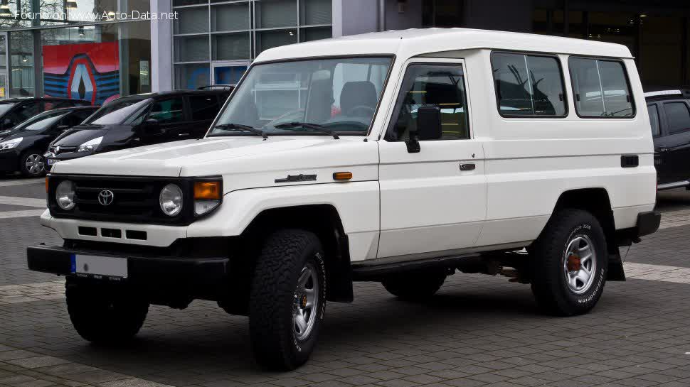 Vollständige Spezifikationen und technische Details 1999 Toyota Land Cruiser (J78) 4.5 i (224 Hp) 4WD