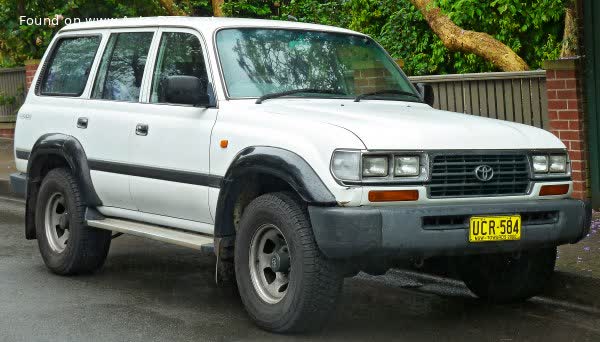 المواصفات والتفاصيل التقنية الكاملة 1995 Toyota Land Cruiser (J80, facelift 1995) 4.2 TD (170 Hp) 4WD
