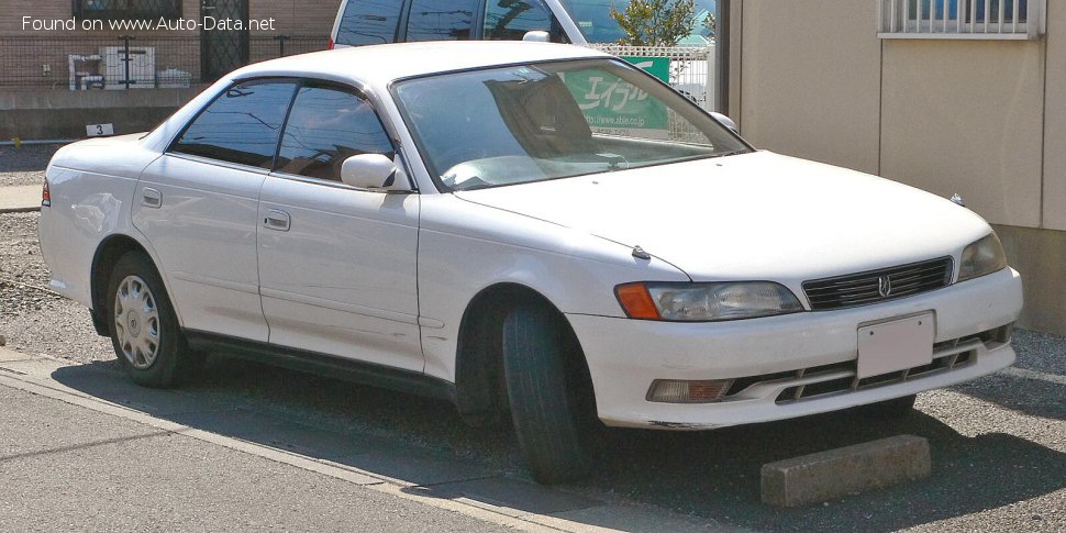 Full specifications and technical details 1992 Toyota Mark II (GX90) 2.0i 24V (135 Hp) Automatic