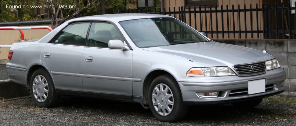 المواصفات والتفاصيل التقنية الكاملة 1996 Toyota Mark II (JZX100) 2.0i 24V (140 Hp) Automatic