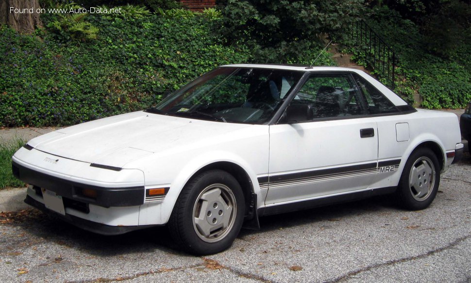 Full specifications and technical details 1984 Toyota MR 2 (_W1_) 1.6 16V (AW11) (124 Hp)