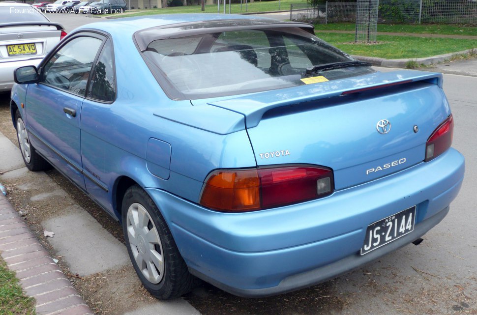 المواصفات والتفاصيل التقنية الكاملة 1991 Toyota Paseo (L4) 1.5i 16V (115 Hp)