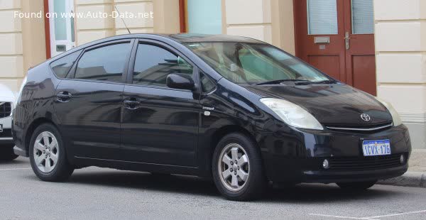 Full specifications and technical details 2003 Toyota Prius II (NHW20) 1.5 VVT-i (113 Hp) Hybrid e-CVT