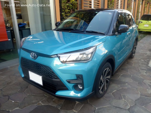 Full specifications and technical details 2019 Toyota Raize 1.0i (98 Hp) CVT