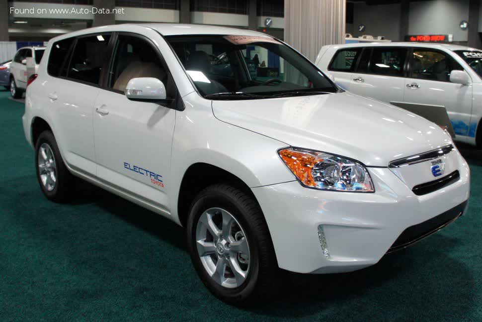 Full specifications and technical details 2012 Toyota RAV4 EV II (QEA38) 50 kWh (154 Hp)