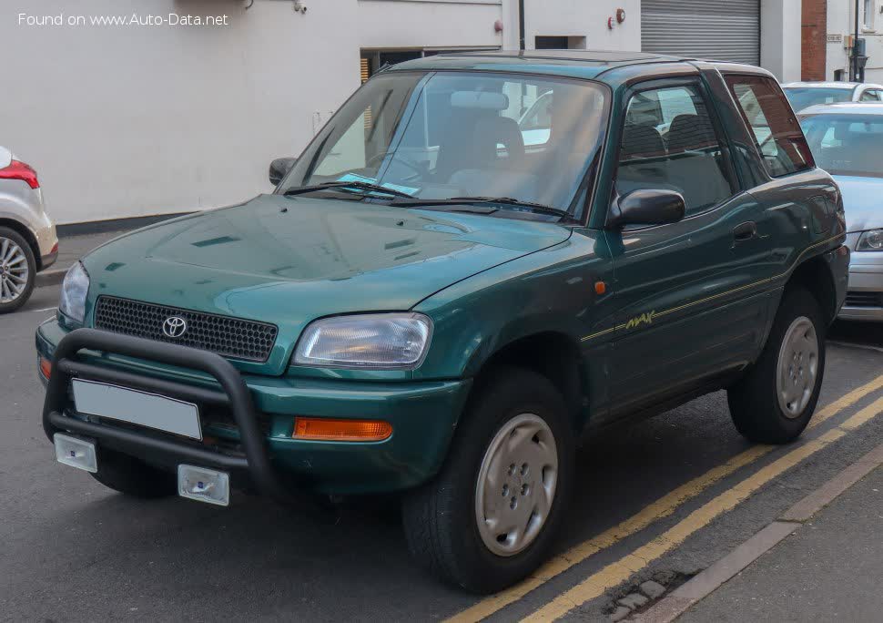 Spécifications complètes et détails techniques 1995 Toyota RAV4 I (XA10) 5-door 2.0i 16V (129 Hp) 4WD