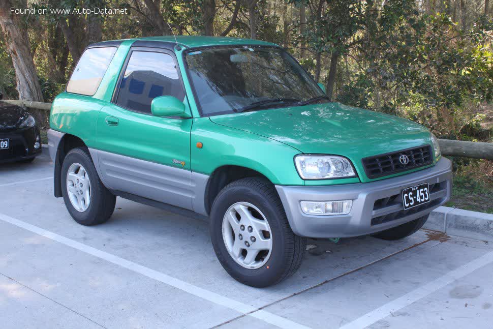 Full specifications and technical details 1997 Toyota RAV4 I (XA10, facelift 1997) 3-door 2.0i 16V (126 Hp) 4WD Automatic