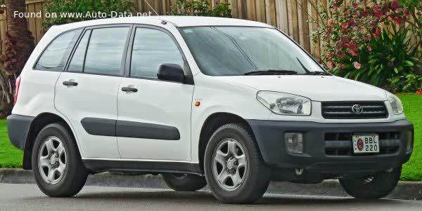Spécifications complètes et détails techniques 2002 Toyota RAV4 II (XA20) 5-door 2.0 16V D-4D (116 Hp) 4WD