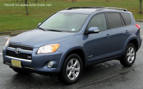 Spécifications complètes et détails techniques 2008 Toyota RAV4 III (XA30, facelift 2008) Long 3.5 V6 (269 Hp) ECT