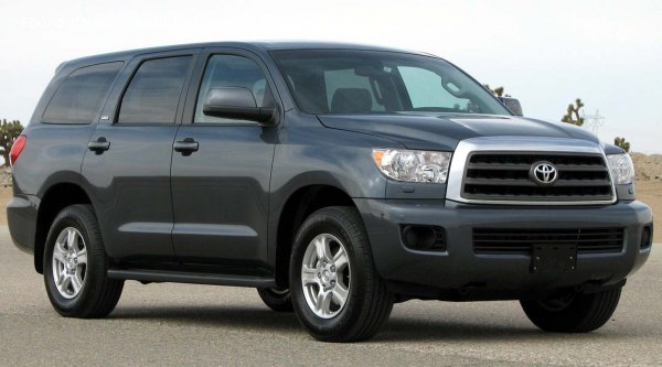 Full specifications and technical details 2008 Toyota Sequoia II 5.7 V8 (381 Hp) 4WD