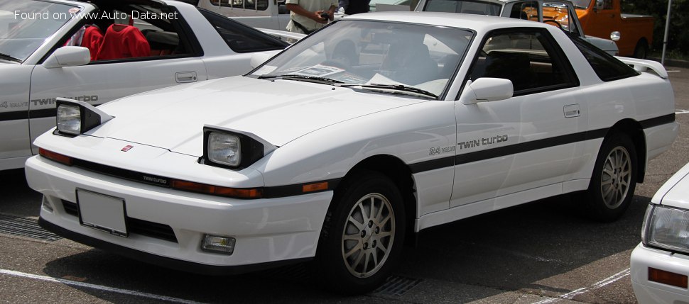 Full specifications and technical details 1986 Toyota Supra III (A70) 3.0 24V (190 Hp)