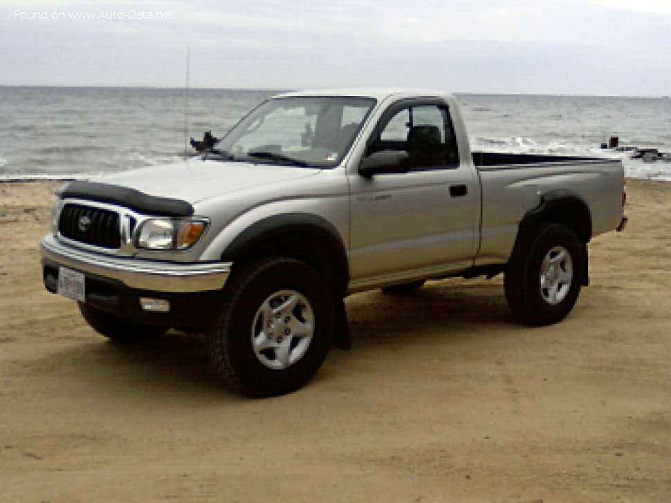 المواصفات والتفاصيل التقنية الكاملة 1995 Toyota Tacoma I Single Cab 3.4 V6 (190 Hp) 4WD Automatic