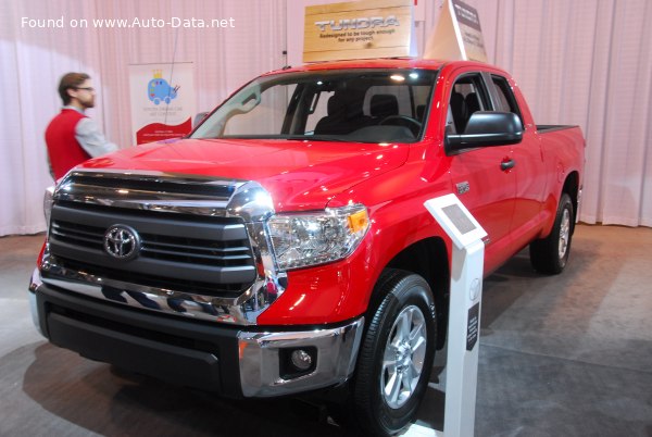 المواصفات والتفاصيل التقنية الكاملة 2013 Toyota Tundra II Double Cab (facelift 2013) 5.7 V8 32V (381 Hp) Automatic