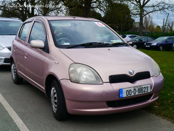 المواصفات والتفاصيل التقنية الكاملة 1999 Toyota Vitz I 1.5 VVT-I 16V (109 Hp)