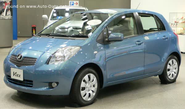 Vollständige Spezifikationen und technische Details 2005 Toyota Vitz II 1.3 16V RS (98 Hp) Automatic