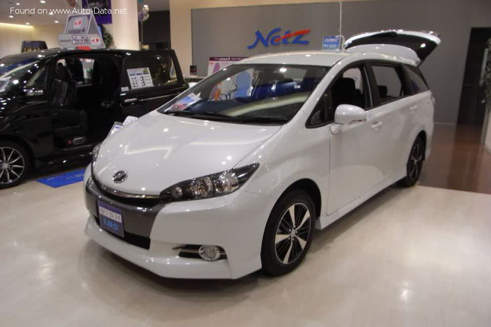 Full specifications and technical details 2012 Toyota Wish II (facelift 2012) 1.8i (143 Hp) CVT-i