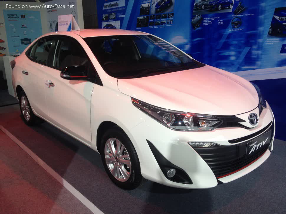 Full specifications and technical details 2017 Toyota Yaris ATIV (XP150) 1.2 (86 Hp) CVT
