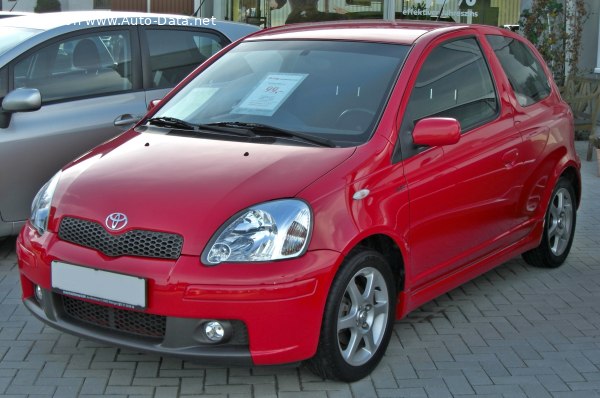 المواصفات والتفاصيل التقنية الكاملة 2003 Toyota Yaris I (facelift 2003) 3-door TS 1.5 Turbo (150 Hp)