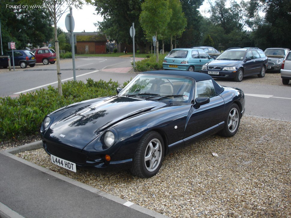 Full specifications and technical details 1997 TVR Chimaera 4.6 (288 Hp)