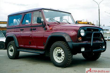 المواصفات والتفاصيل التقنية الكاملة 1995 UAZ 315142 (92) 2.89 (84 Hp)
