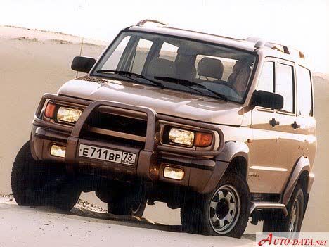 Vollständige Spezifikationen und technische Details 1999 UAZ 31622 2.7 (132 Hp)