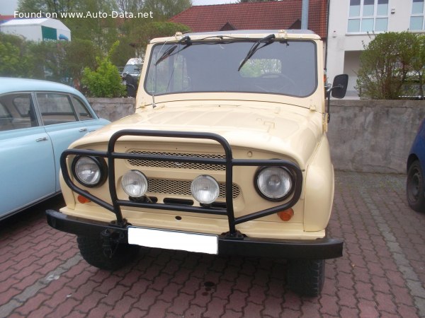 Full specifications and technical details 1972 UAZ 469 2.45 (75 Hp)