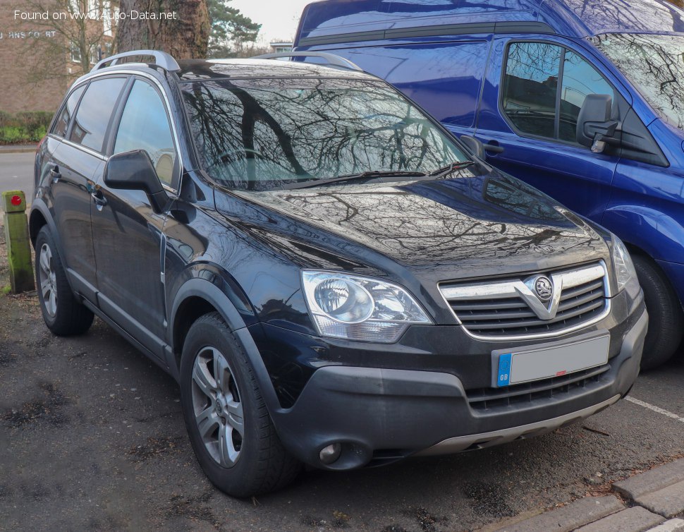 المواصفات والتفاصيل التقنية الكاملة 2006 Vauxhall Antara 2.4 16V (140 Hp) 4x4