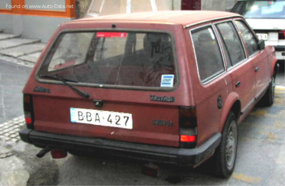 المواصفات والتفاصيل التقنية الكاملة 1979 Vauxhall Astra Estate 1.3 S (75 Hp)