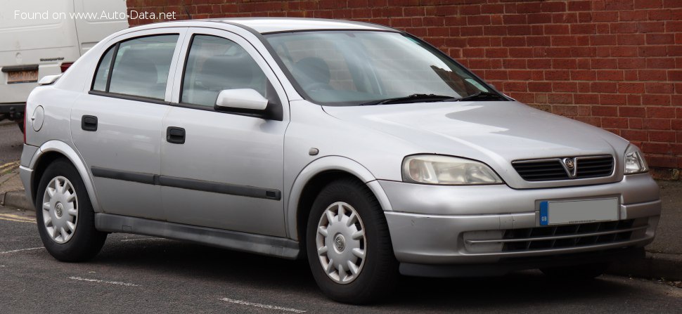 المواصفات والتفاصيل التقنية الكاملة 1998 Vauxhall Astra Mk IV 2.0 16V (136 Hp)