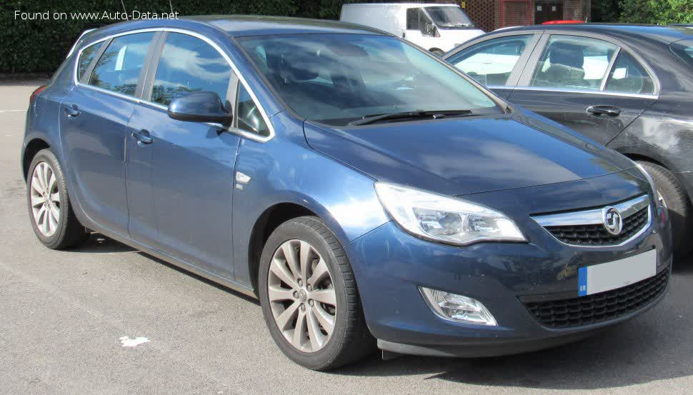 Full specifications and technical details 2009 Vauxhall Astra Mk VI CC 1.7 CDTi (110 Hp)