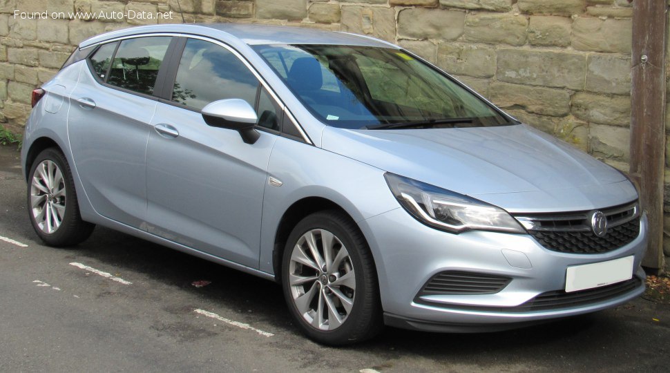 المواصفات والتفاصيل التقنية الكاملة 2015 Vauxhall Astra Mk VII 1.6 CDTi (160 Hp) start&stop