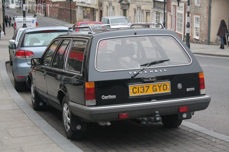 المواصفات والتفاصيل التقنية الكاملة 1983 Vauxhall Carlton Mk II Estate (facelift 1982) 2.3 D (71 Hp)