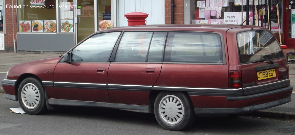 Vollständige Spezifikationen und technische Details 1986 Vauxhall Carlton Mk III Estate 2.3 D CAT (73 Hp)