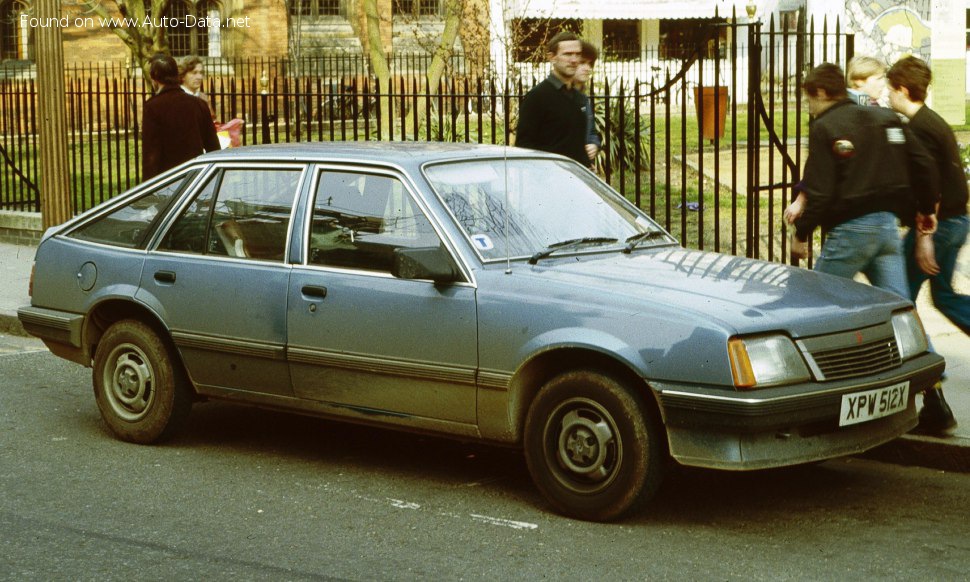 Full specifications and technical details 1981 Vauxhall Cavalier Mk II CC 1.6 S (90 Hp)